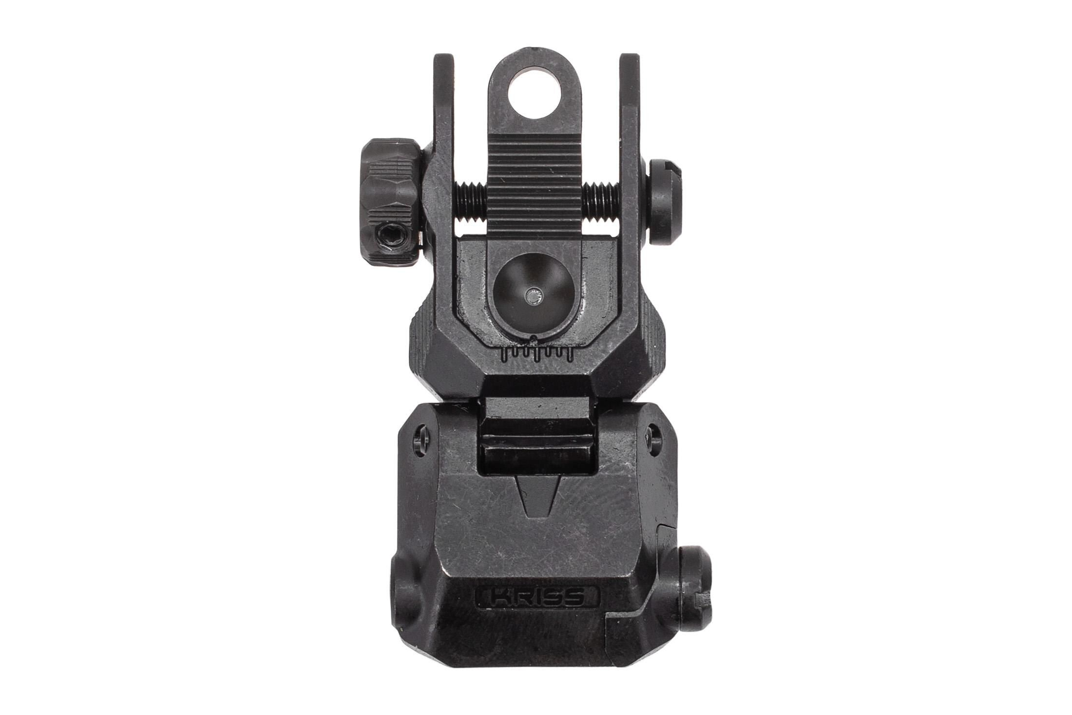 KRISS USA] AR-15 Rear Flip-up Sight Steel [BK] DA-RSBL00-